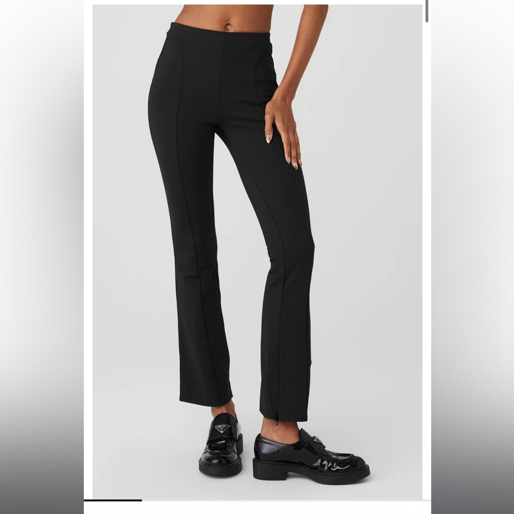 Alo High-Waist 7/8 Zip It Flare Legging